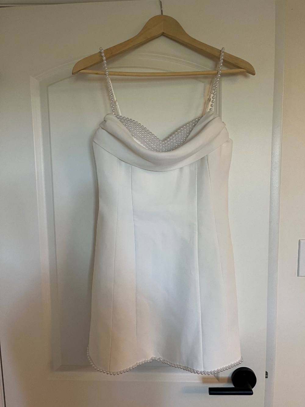 Meshki Liliane Suiting Mini Dress - White - Picture 4 of 5